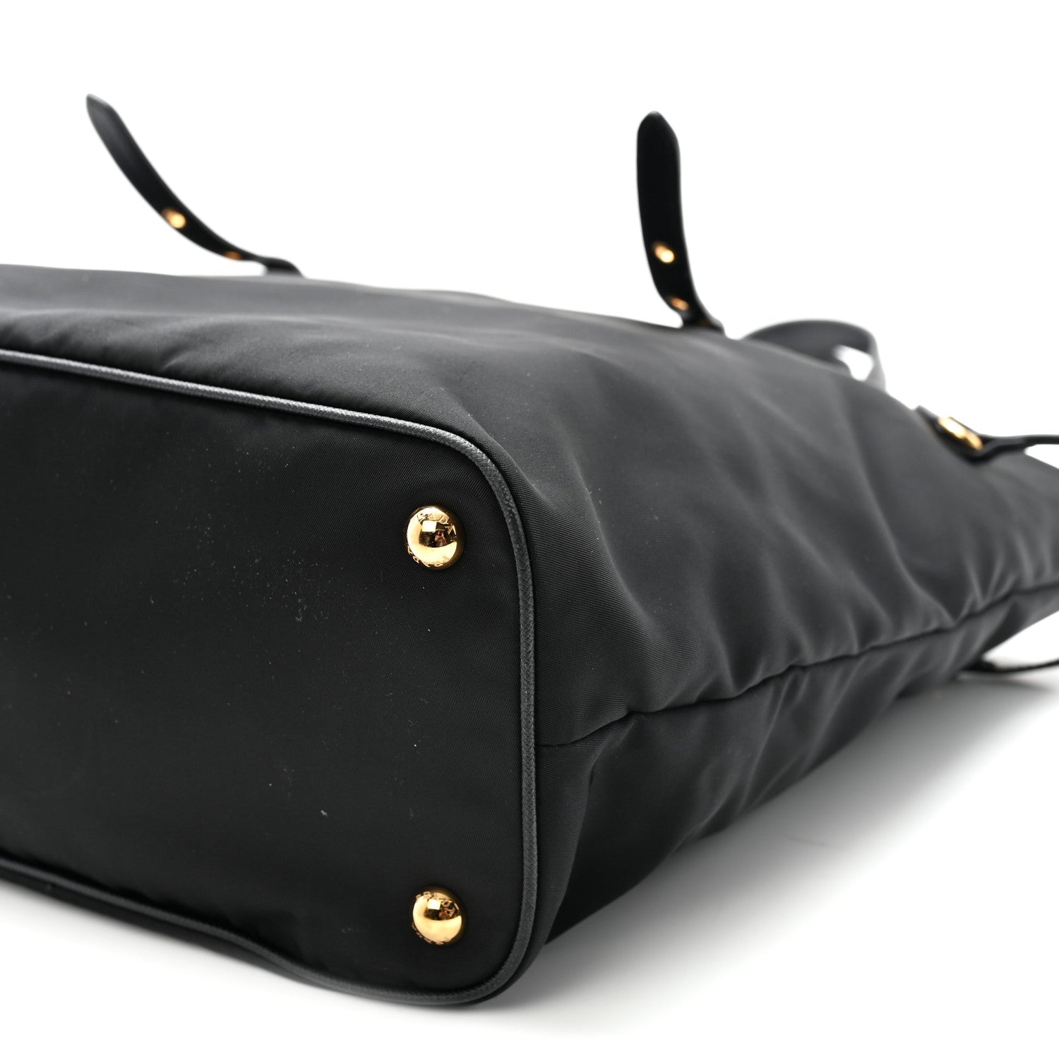 Tessuto Nylon Saffiano Tote Black