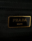 Saffiano Small Galleria Double Zip Tote Black