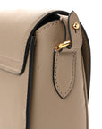 Grained Calfskin La Medusa Flap Shoulder Bag Taupe