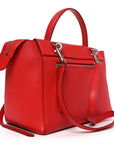 Grained Calfskin Mini Belt Bag Vermillion
