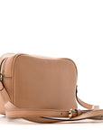 Pebbled Calfskin Small Soho Disco Bag Camelia