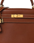 Veau Grain Lisse Kelly Sellier 32 Noisette