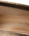 Cracked Metallic Calfskin Quilted Medium Boy Flap Gold