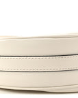 Soft Calfskin Small Arque Shoulder Bag White