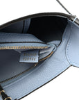 Grained Calfskin Web Medium Jackie 1961 Hobo Light Blue