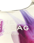 Crinkled Calfskin Future Floral Mini The Sack Bag White Multicolor