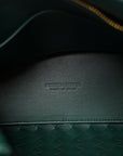 Nappa Intrecciato Small Andiamo Shoulder Bag Emerald Green