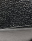 Dollar Calfskin Mini GG Marmont Chain Wallet Black