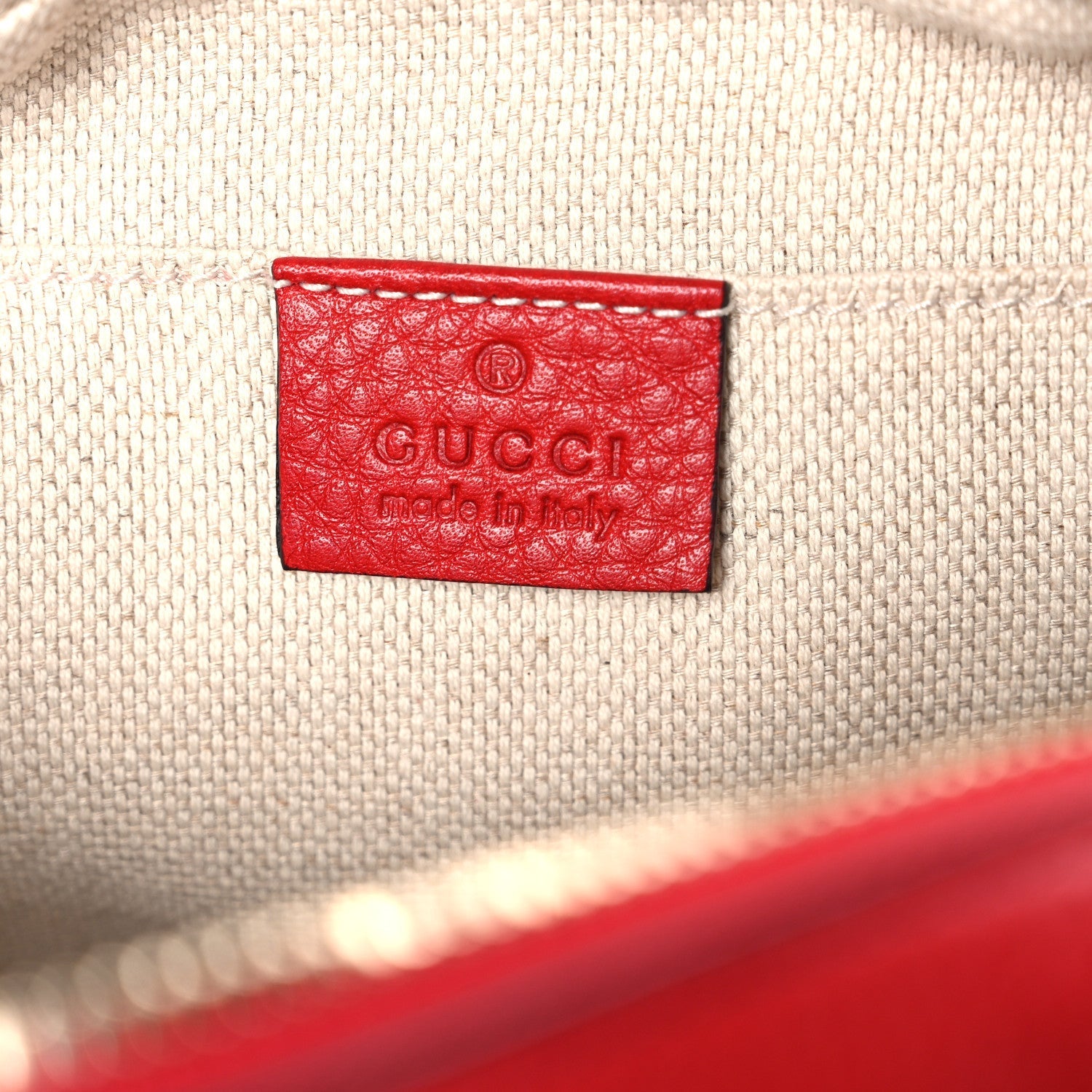 Pebbled Calfskin Small Soho Disco Bag Tabasco Red