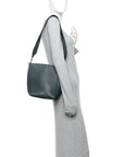 Soft Grained Calfskin Small Sangle Bucket Bag Amazone