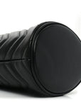 Calfskin Matelasse Mini GG Marmont 2.0 Bucket Bag Black