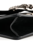 GG Supreme Monogram Mini Dionysus Shoulder Bag Black