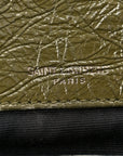 Crinkled Lambskin Matelasse Monogram Baby Niki Chain Satchel Seawood
