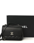 Caviar Quilted Medium Business Affinity Flap Black