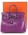 Lizard Birkin 25 Violet