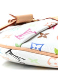LV X TM Monogram Multicolor High Rise Bumbag White