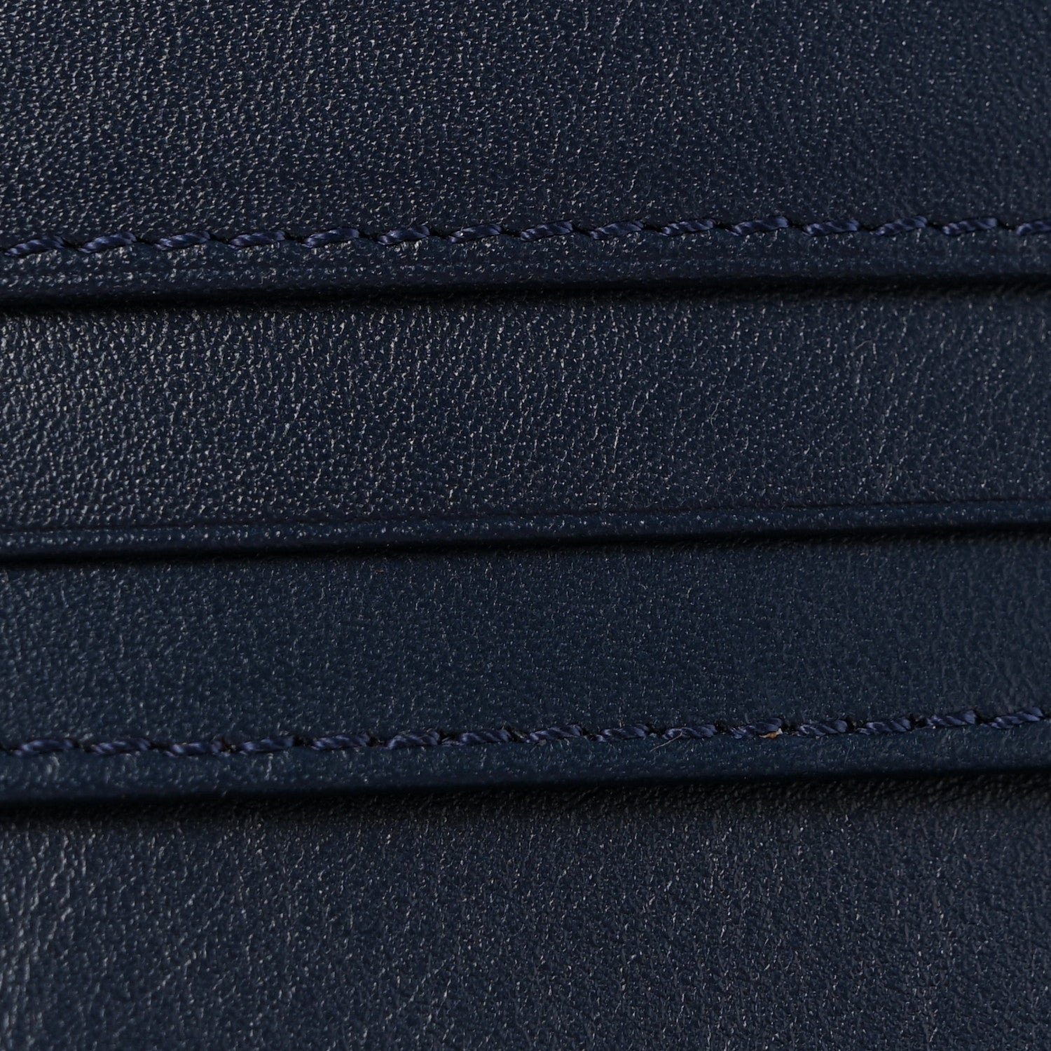 Overdyed Calfskin Horseferry Check Porter Continental Wallet Blue Carbon