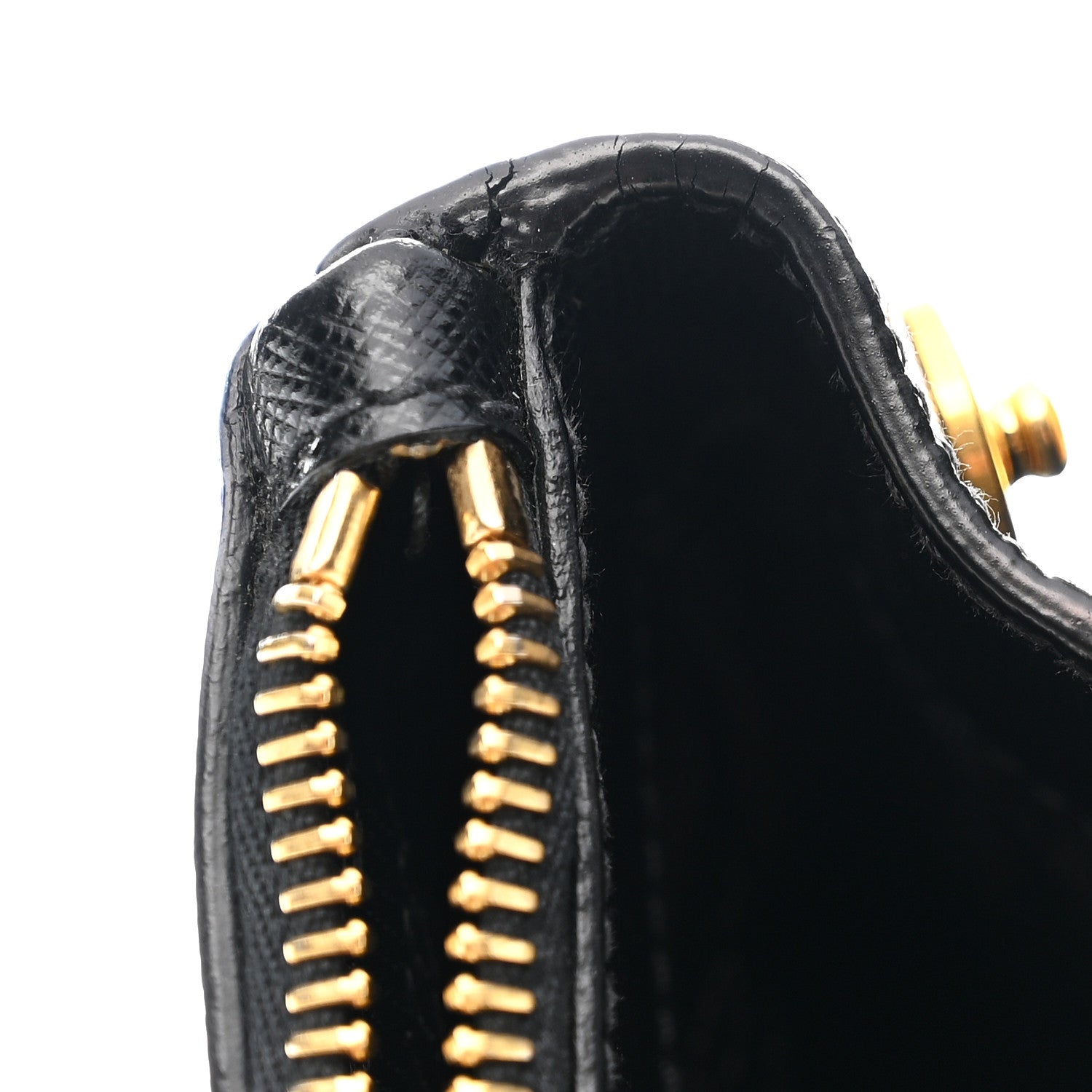 Saffiano Lux Extra Large Galleria Double Zip Tote Black