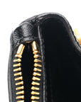 Saffiano Lux Extra Large Galleria Double Zip Tote Black