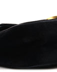 Velvet Matelasse Mini GG Marmont Shoulder Bag Black