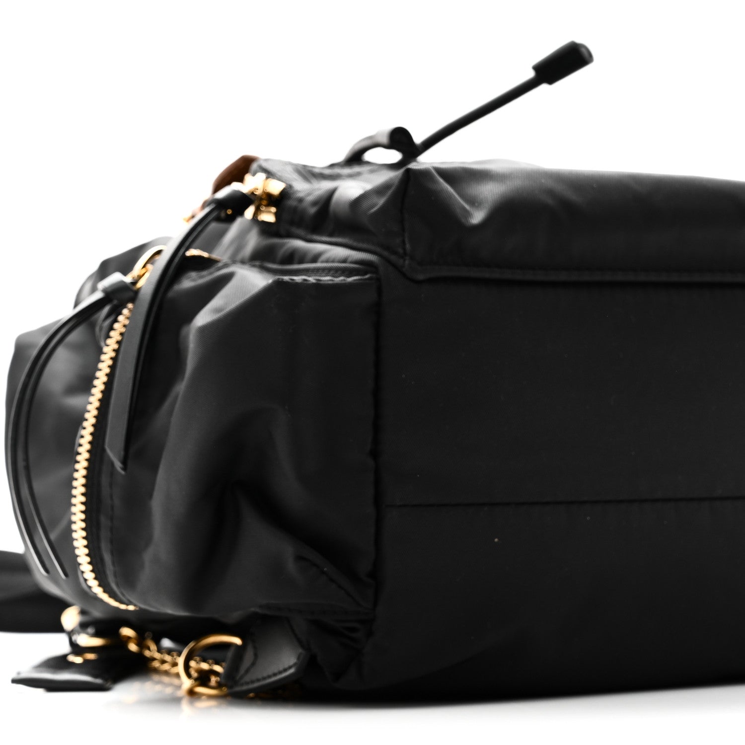 Nylon Medium Rucksack Backpack Black