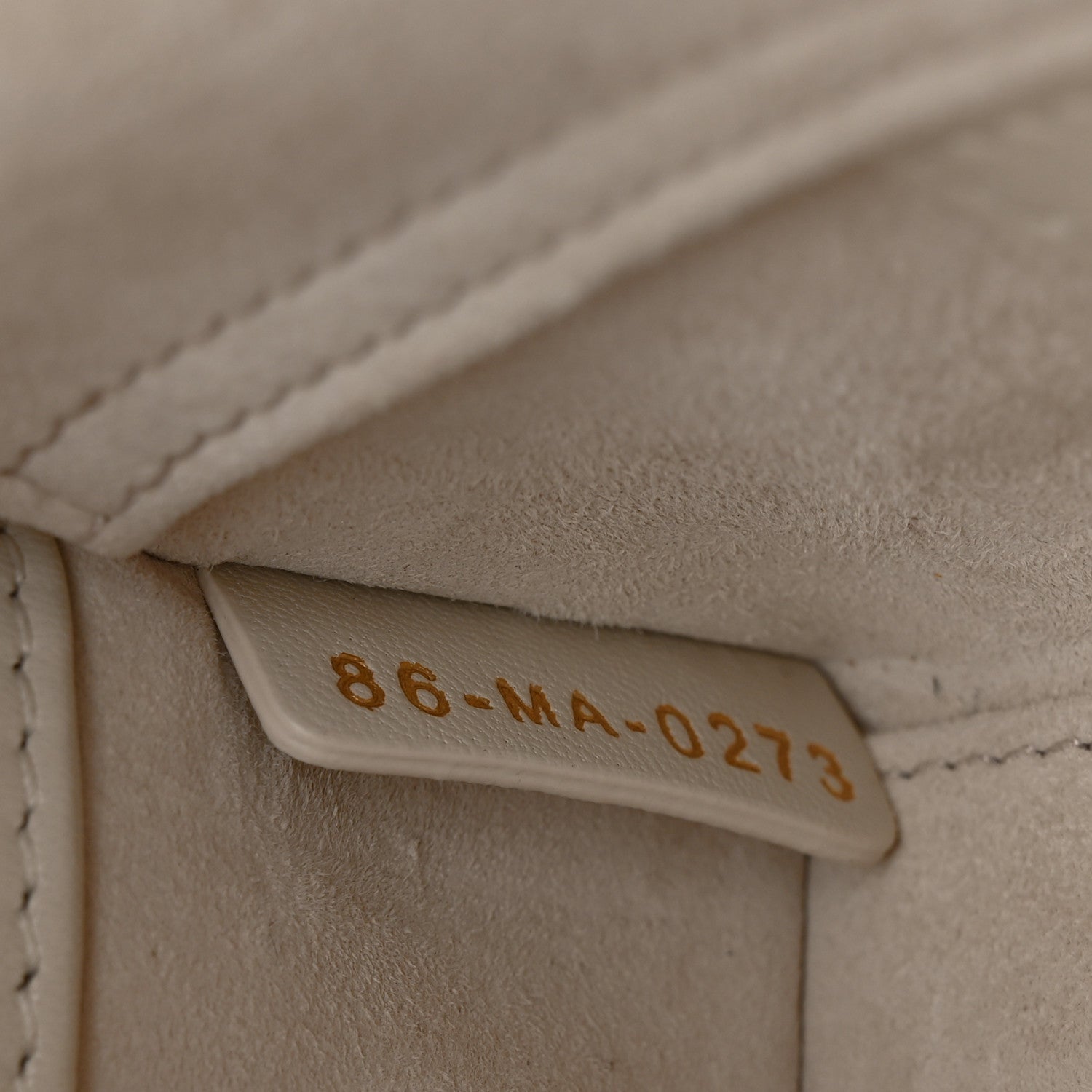Lambskin Cannage Micro Lady D-Joy Latte