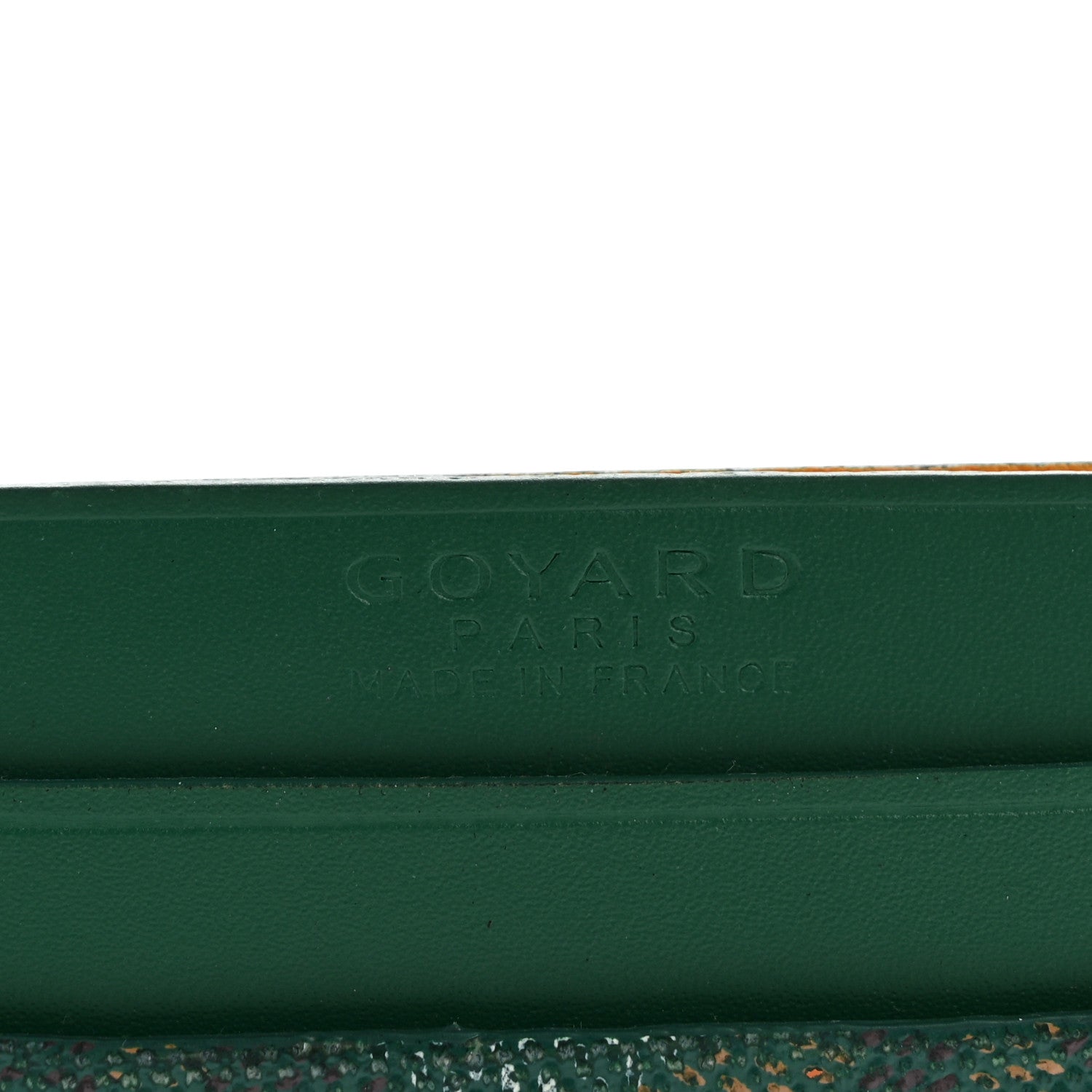Goyardine Saint Sulpice Card Holder Green