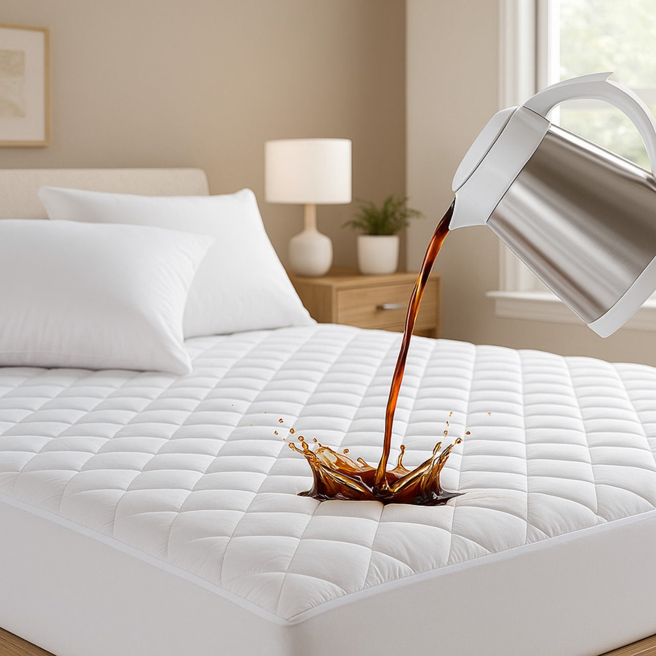 Vaccaro™ Quilted Waterproof Mattress Protector