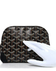 Goyardine Vendome Toiletry Pouch Black