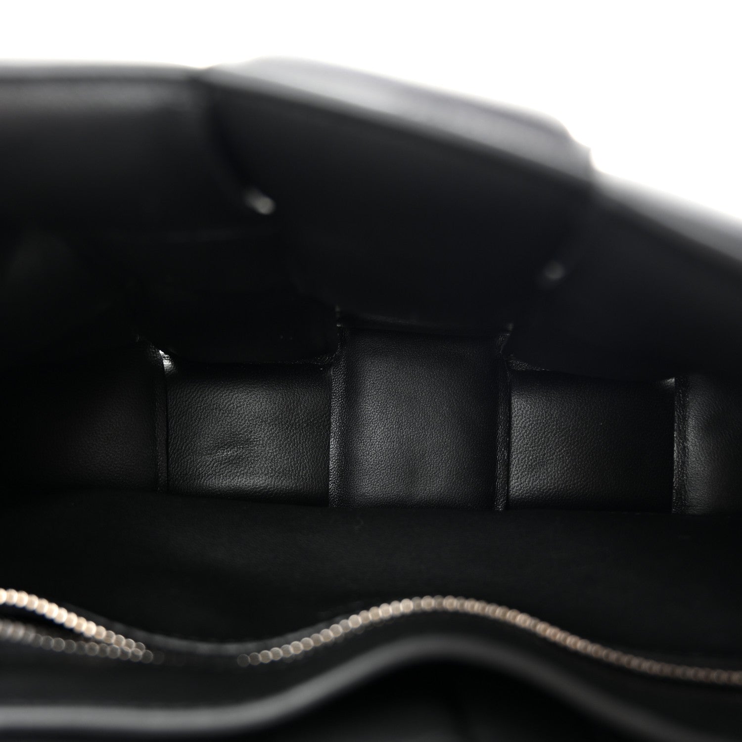 Lambskin Maxi Intreccio Padded Chain Cassette Crossbody Bag Black