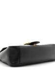 Calfskin Matelasse Small GG Marmont Shoulder Bag Black