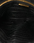 Re-Nylon Saffiano Pouch Black