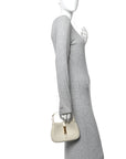 Boarded Dyana Lux Calfskin Mini Jackie 1961 Hobo Mystic White