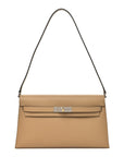 Madame Calfskin Kelly Elan Poussiere
