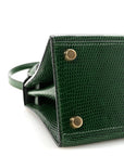 Lizard Mini Kelly Sellier 20 Vert Moyen