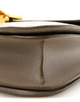 Liege Calfskin Medium Classic Box Flap Bag Souris