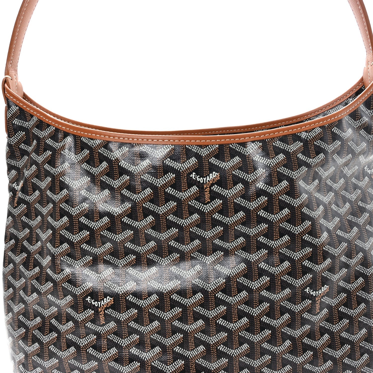 Goyardine Boheme Hobo Black Gold