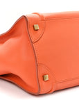 Smooth Calfskin Mini Luggage Orange