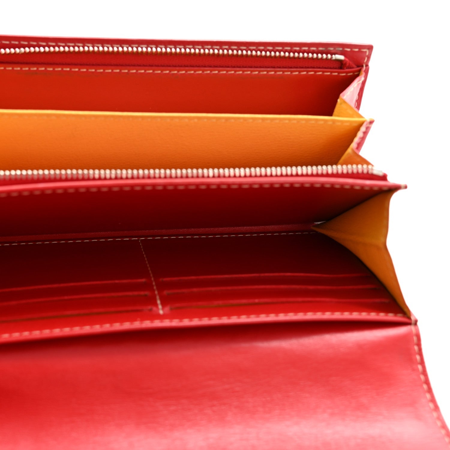 Goyardine Varenne Long Wallet Red