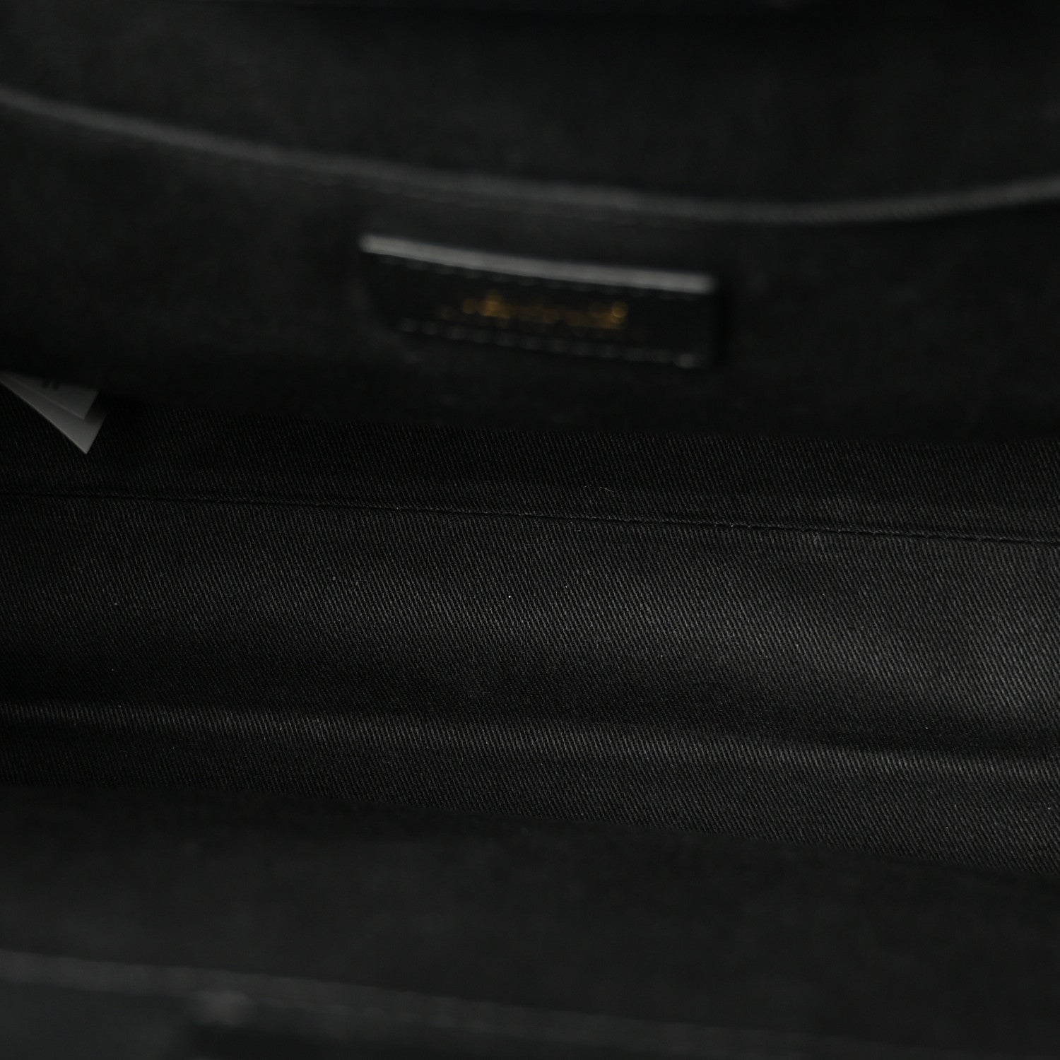 Grainy Calfskin Large Virtus Top Handle Tote Black