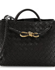 Nappa Intrecciato Small Andiamo Shoulder Bag Fondant