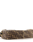 Vitello King Beaded Zucca Baguette Mogano Panna Ebano