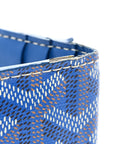 Goyardine Saint Marc Folding Card Case Sky Blue