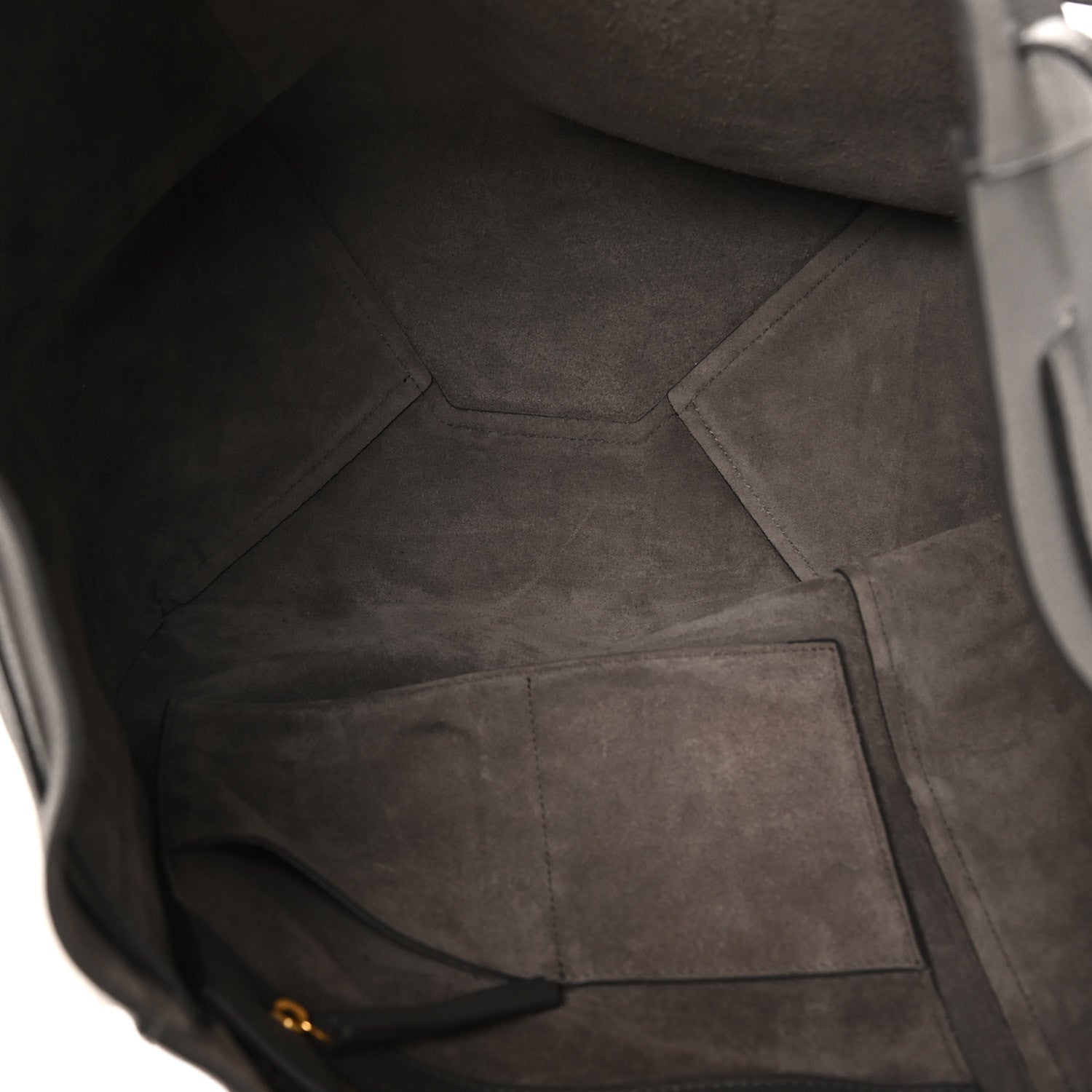 Soft Grained Calfskin Medium Belt Cabas Phantom Grey