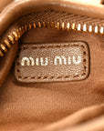 Nappa Matelasse Micro Wander Hobo Caramel