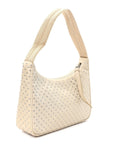 Tessuto Nylon Studded Mini Re-Edition Bag Deserto