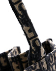 Oblique Large Book Tote Blue Multicolor