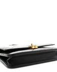 Lambskin Quilted CHNL 19 Wallet On Chain WOC Black