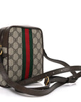 X BLNCG BB Supreme Monogram Web Mini Ophidia Messenger Beige New Acero