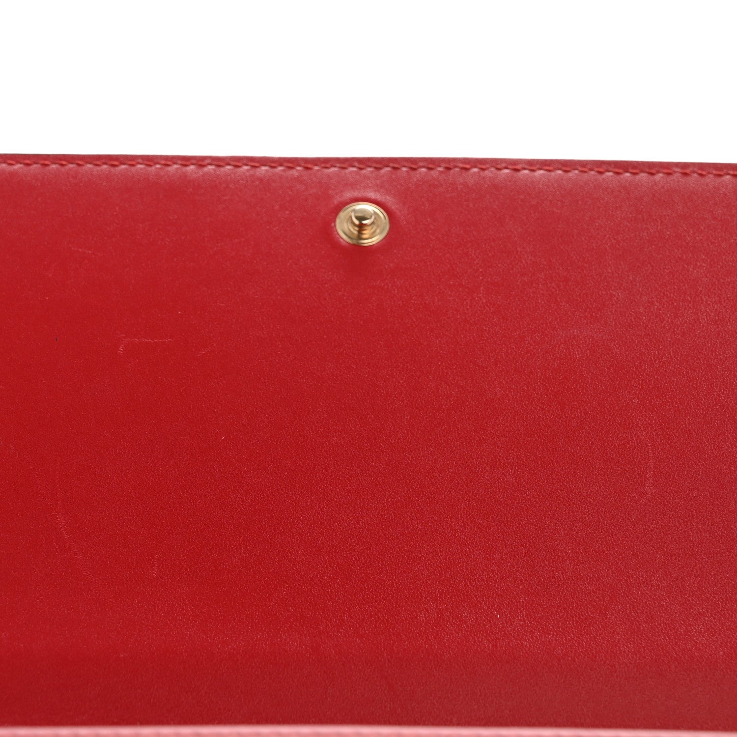 GCCIssima Signature Bowy Chain Wallet Hibiscus Red